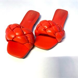 Nine West Women's Slide Sandals, Orange, Size 7.5